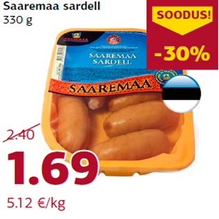 Allahindlus - Saaremaa sardell 330 g