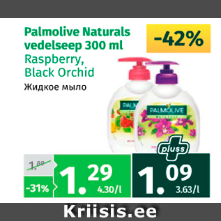 Allahindlus - Palmolive Naturals vedelseep 300 ml