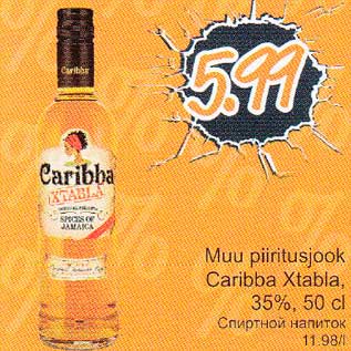 Allahindlus - Muu piiritusjook Cаribbа Xtabla, 35%, 50 cl