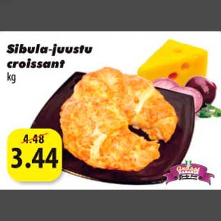 Allahindlus - Sibula-juustu croissant