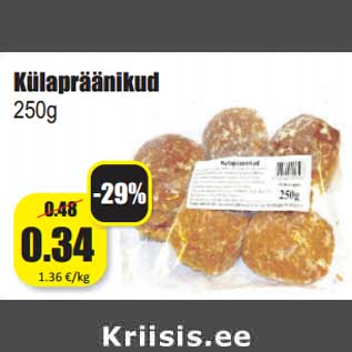 Allahindlus - Külapräänikud 250g