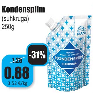 Allahindlus - Kondenspiim (suhkruga) 250g