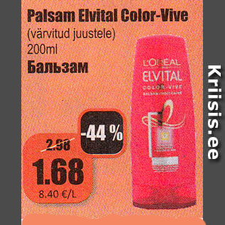 Allahindlus - Palsam Elvital Color-Vive