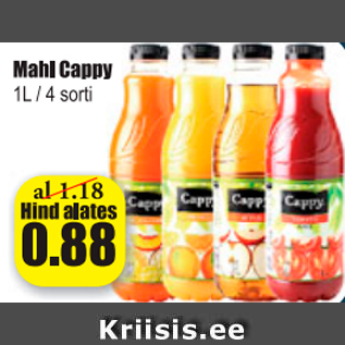 Allahindlus - Mahl Cappy