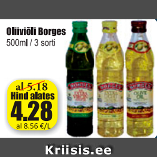 Allahindlus - Oliiviõli Borges