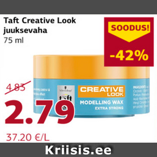 Allahindlus - Taft Creative Look juuksevaha 75 ml