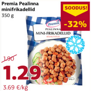 Allahindlus - Premia Pealinna minifrikadellid 350 g