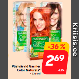 Allahindlus - Püsivärvid Garnier Color Naturals*