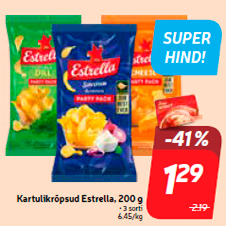 Allahindlus - Kartulikrõpsud Estrella, 200 g