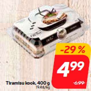 Allahindlus - Tiramisu kook, 400 g