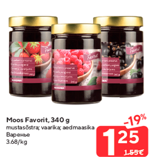 Allahindlus - Moos Favorit, 340 g