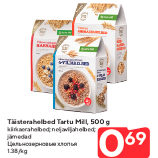 Allahindlus - Täisterahelbed Tartu Mill, 500 g