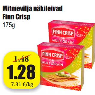 Allahindlus - Mitmevilja näkileivad Finn Crisp 175g