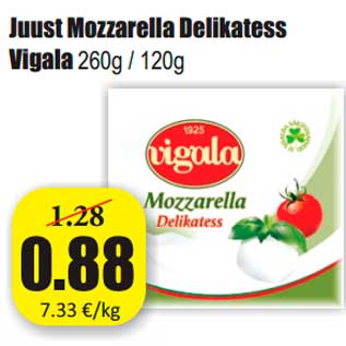 Allahindlus - Juust Mozzarella Delikatess Vigala