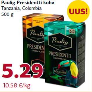 Allahindlus - Paulig Presidentti kohv