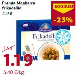 Allahindlus - Premia Maahärra frikadellid 350 g