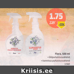 Allahindlus - Flora, 500 ml