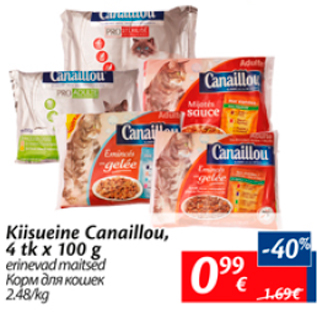 Allahindlus - Kiisueine Canaillou, 4 tk x 100 g