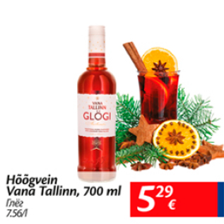 Allahindlus - Hõõgvein Vana Tallinn, 700 ml