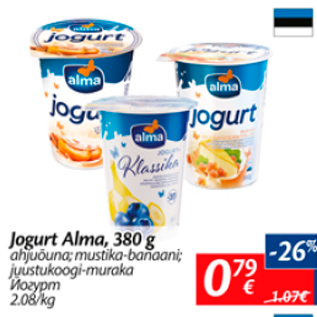 Allahindlus - Jogurt Alma, 380 g