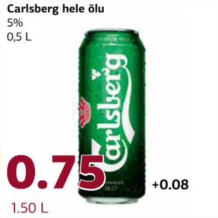 Allahindlus - Carlsberg hele õlu