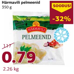 Allahindlus - Härmavili pelmeenid 350 g