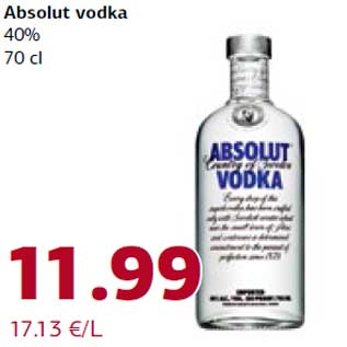 Allahindlus - Absolut vodka