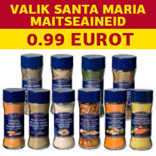 Allahindlus - VALIK SANTA MARIA MAITSEAINEID