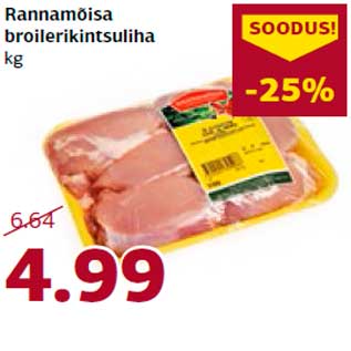 Allahindlus - Rannamõisa broilerikintsuliha kg