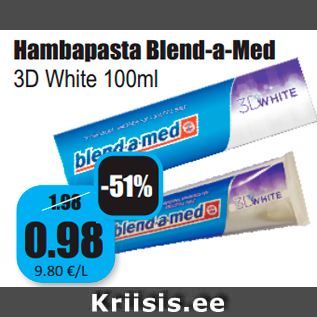 Allahindlus - Hambapasta Blend-a-Med