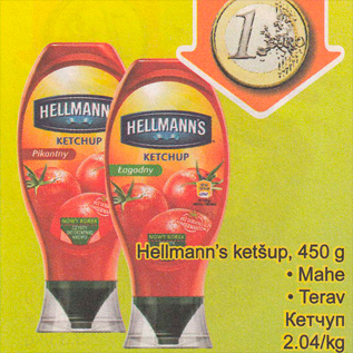 Allahindlus - Hellmann´s ketšup, 450 g