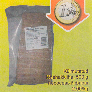 Allahindlus - Külmutatud lõhehakkliha, 500 g