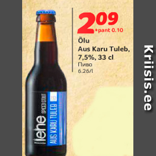 Allahindlus - Õlu Aus Karu Tuleb 7,5%