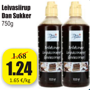 Allahindlus - Leivasiirup Dan Sukker 750 g