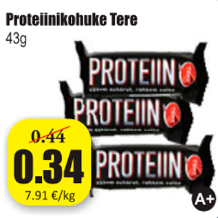 Allahindlus - Proteiinikohuke Tere 43 g