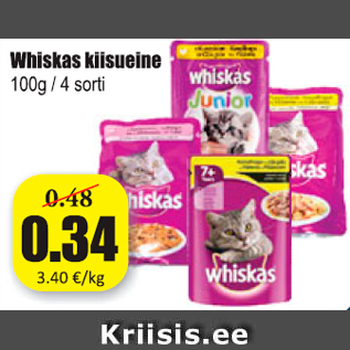 Allahindlus - Whiskas kiisueine