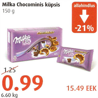 Allahindlus - Milka Chocominis küpsis