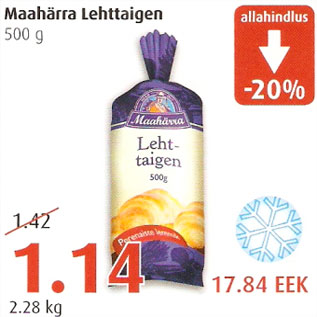 Allahindlus - Maahärra Lehttaigen