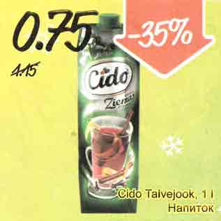 Allahindlus - Cido Taivejook, 1 l