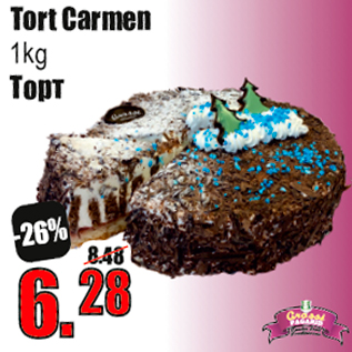 Allahindlus - Tort Carmen 1kg