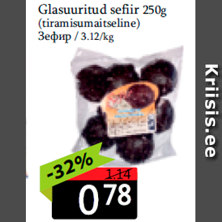 Allahindlus - Glasuuritud sefiir 250g