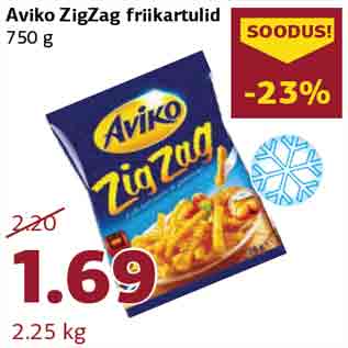 Allahindlus - Aviko ZigZag friikartulid 750 g