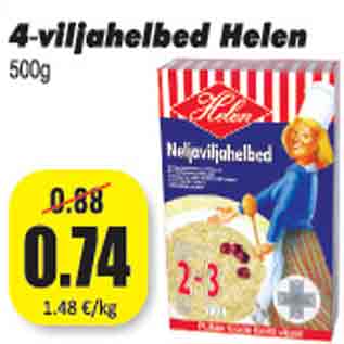 Allahindlus - 4-viljahelbed Helen 500 g