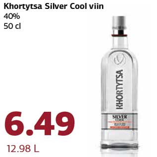 Allahindlus - Khortytsa Silver Cool viin