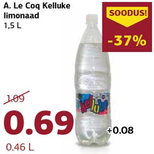 Allahindlus - A. Le Coq Kelluke limonaad 1,5 L