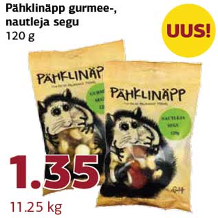 Allahindlus - Pähklinäpp gurmee-, nautleja segu 120 g