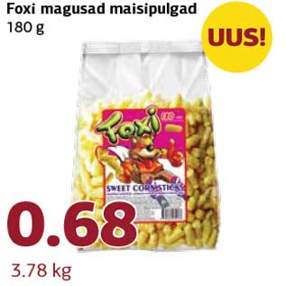 Allahindlus - Foxi magusad maisipulgad 180 g