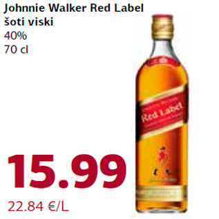 Allahindlus - Johnnie Walker Red Label šoti viski