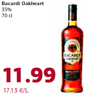 Allahindlus - Bacardi Oakheart