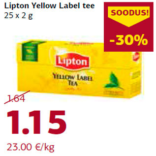 Allahindlus - Lipton Yellow Label tee